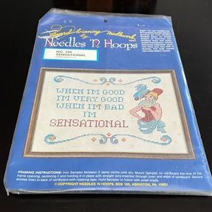 Needles & Hoops Cross Stitch Kit